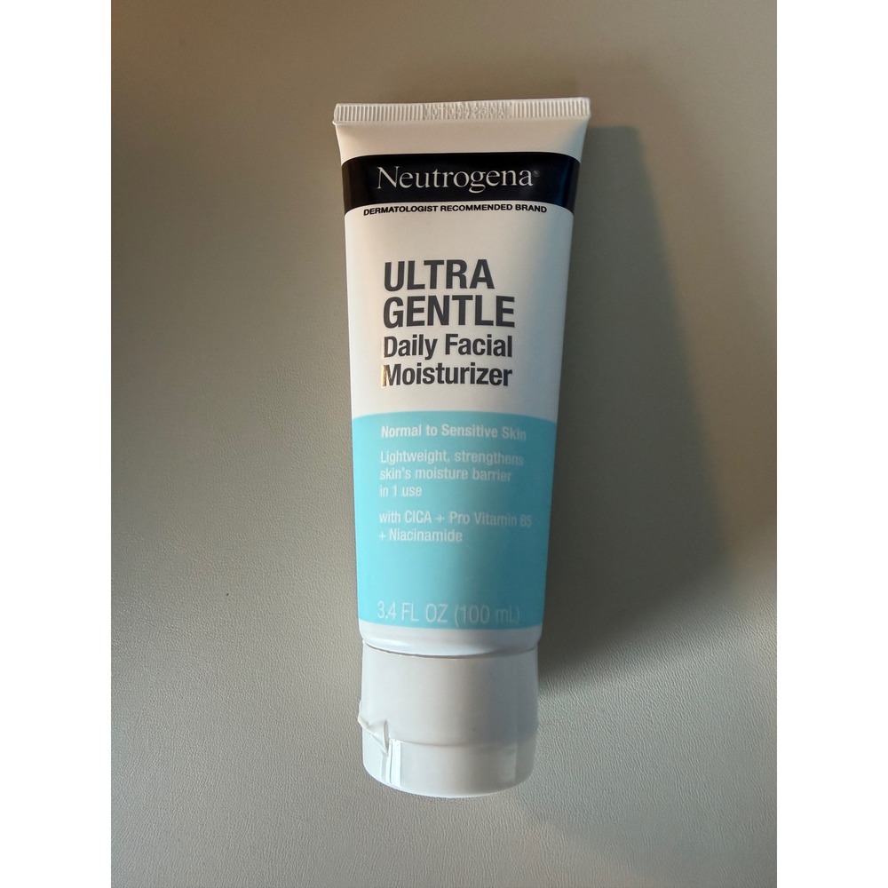 Neutrogena Ultra Gentle Daily Facial Moisturizer CICA Niacinamide B5 3.4oz NEW